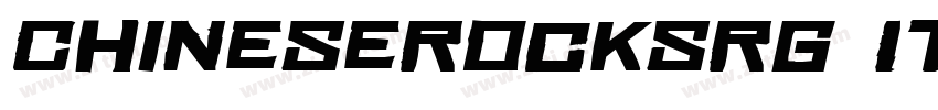 ChineseRocksRg Italic字体转换